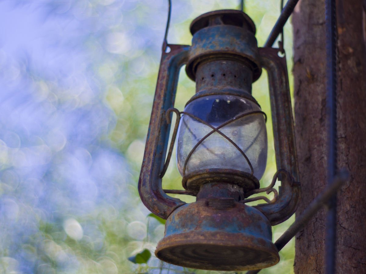 Pierwsze oświetlenie uliczne lampa gazowa