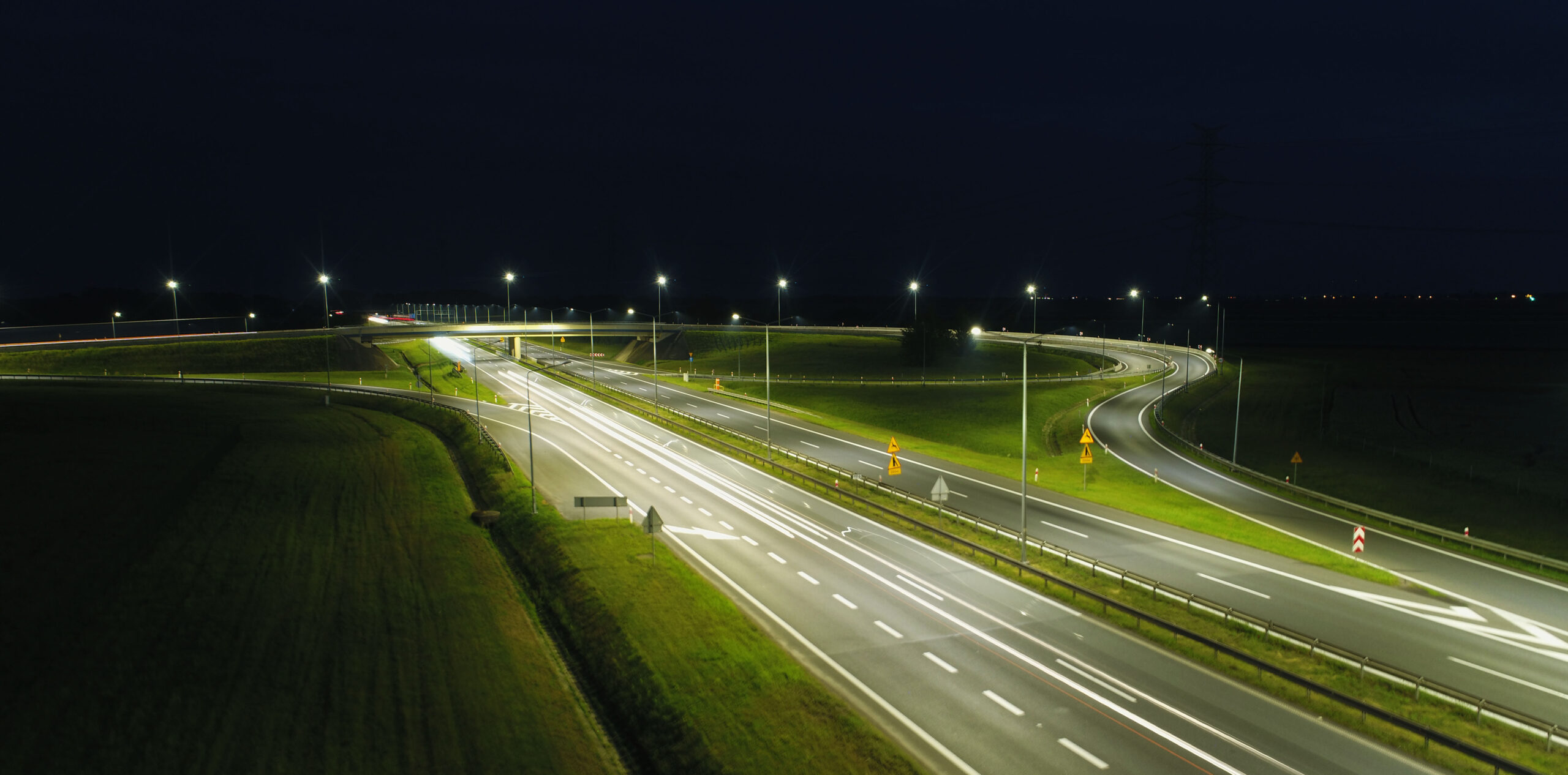 modernizacja oświetlenia na autostradzie A4