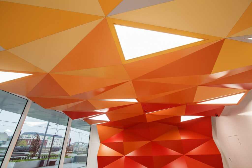 Niestandardowe oprawy biurowe led przy Dubois 41 w firmie 3M - Luxon LED