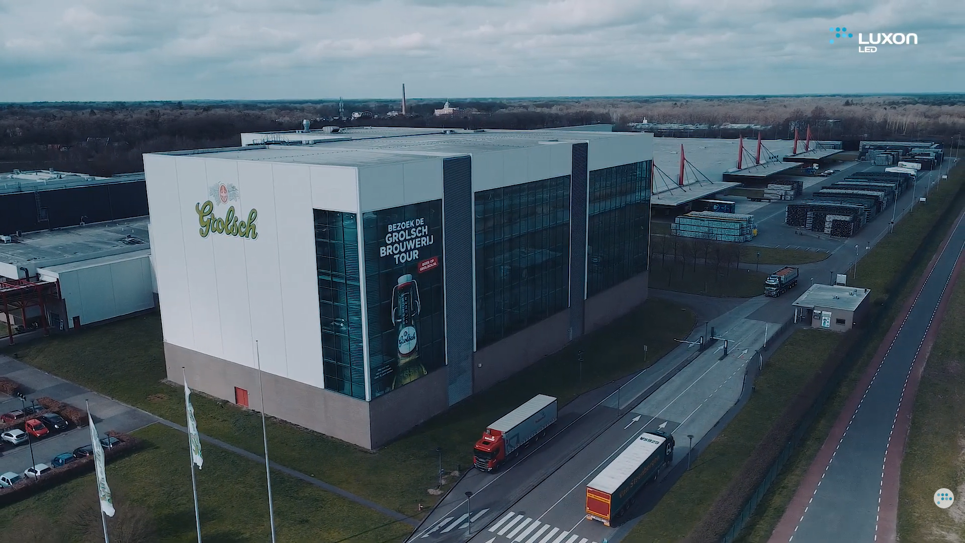 Oświetlenie zewnętrzne LED  zewnętrzne dla Grolsh w Holandii