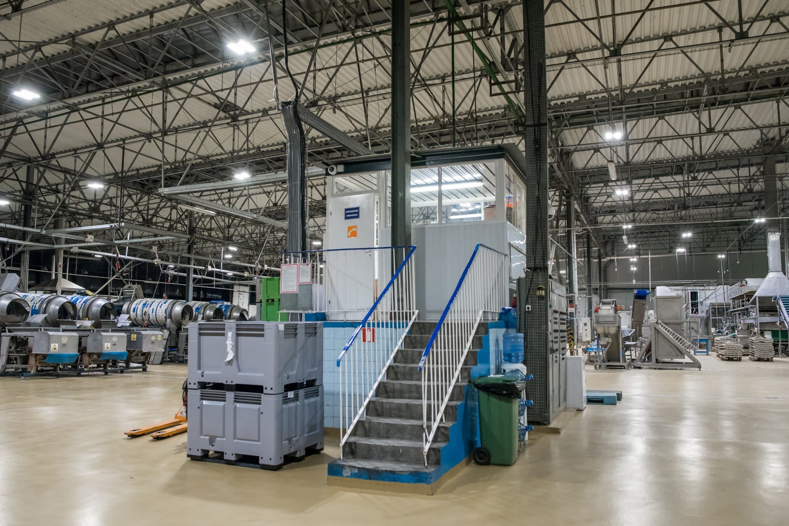 Modernisierung der Beleuchtung der Hortex Produktionsanlage