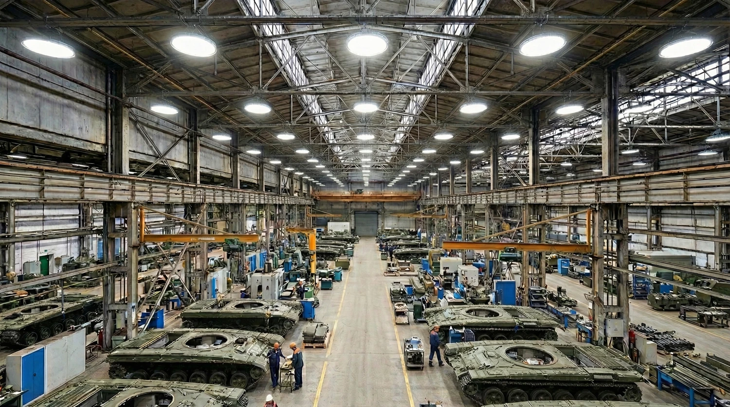 Oświetlenie przemysłu zbrojeniowego