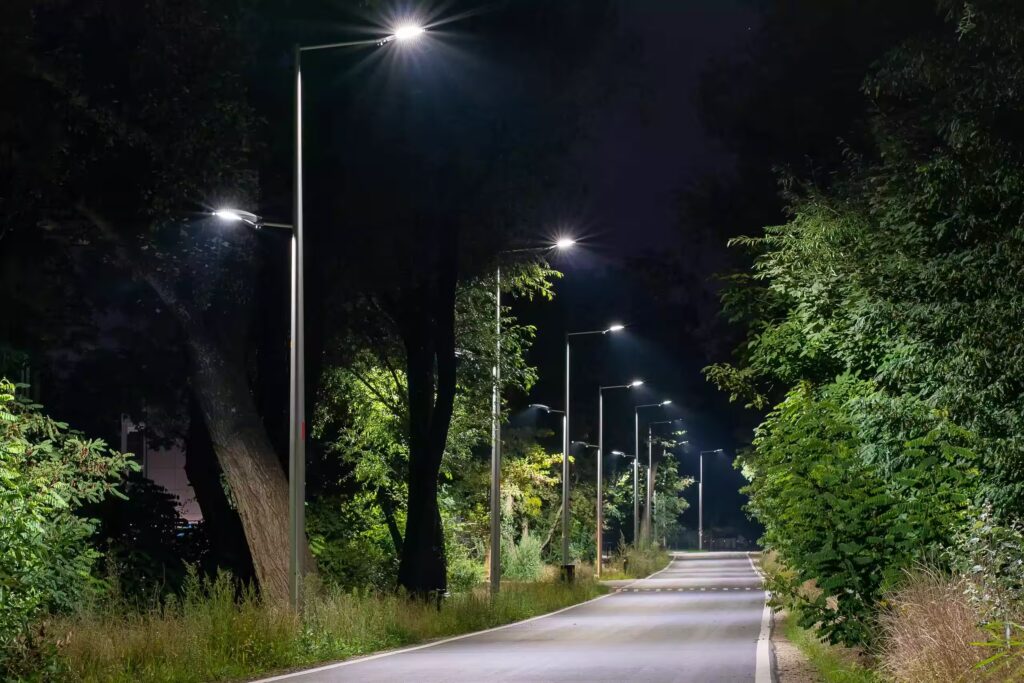 Lampy uliczna LED od Luxon LED po modernizacji oświetlenia