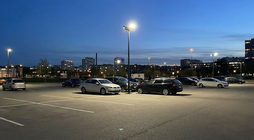 Oświetlenie parkingu